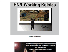 Tablet Screenshot of hnrworkingkelpies.com